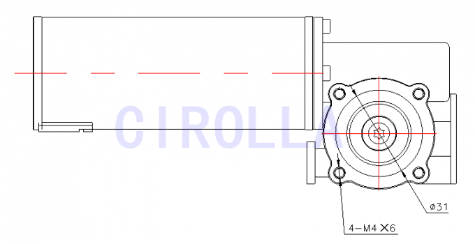 Runder gleitender elektrischer Tür-Glasmotor-/Türschloss-Auslöser-Motorcer CCC SGS